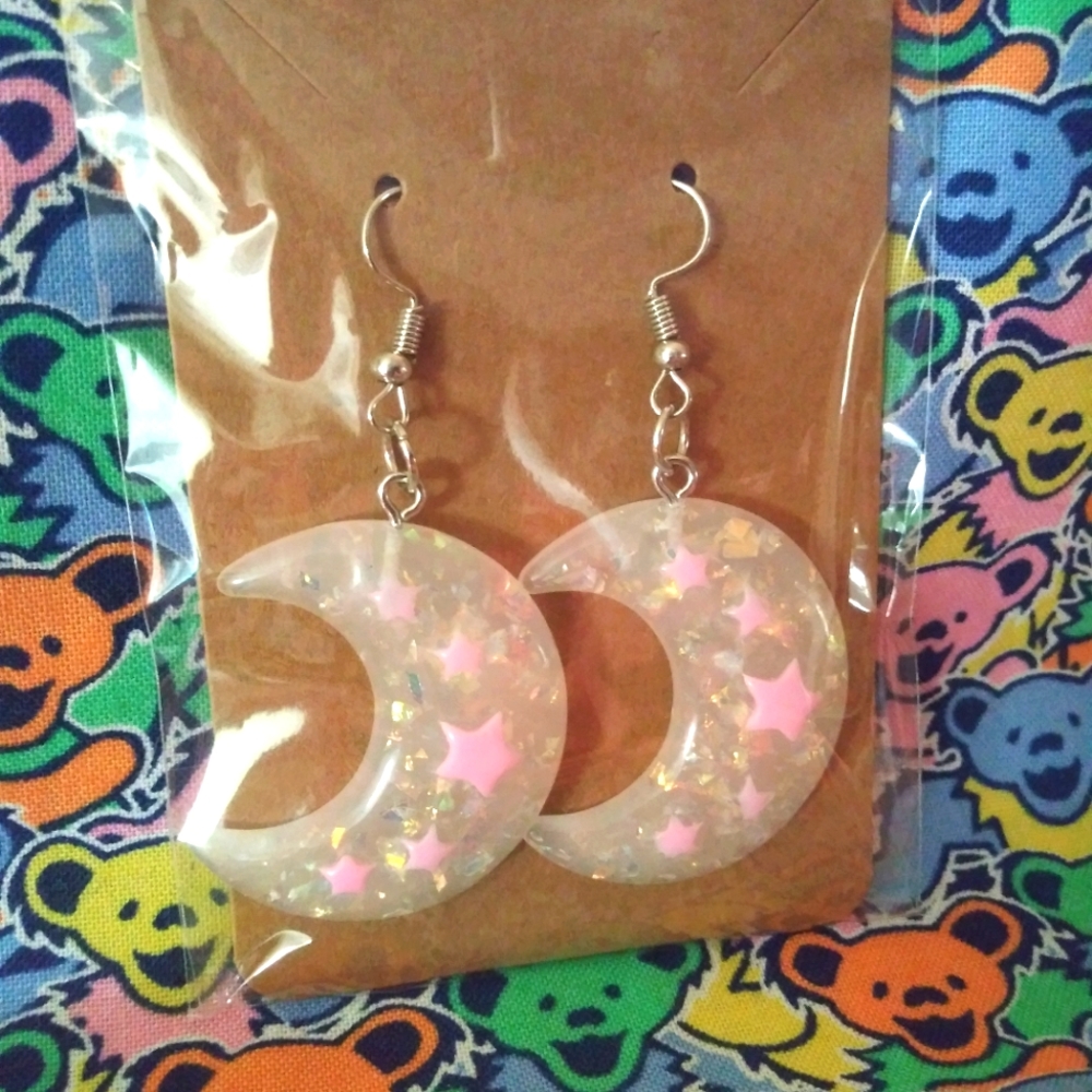 Moon earrings